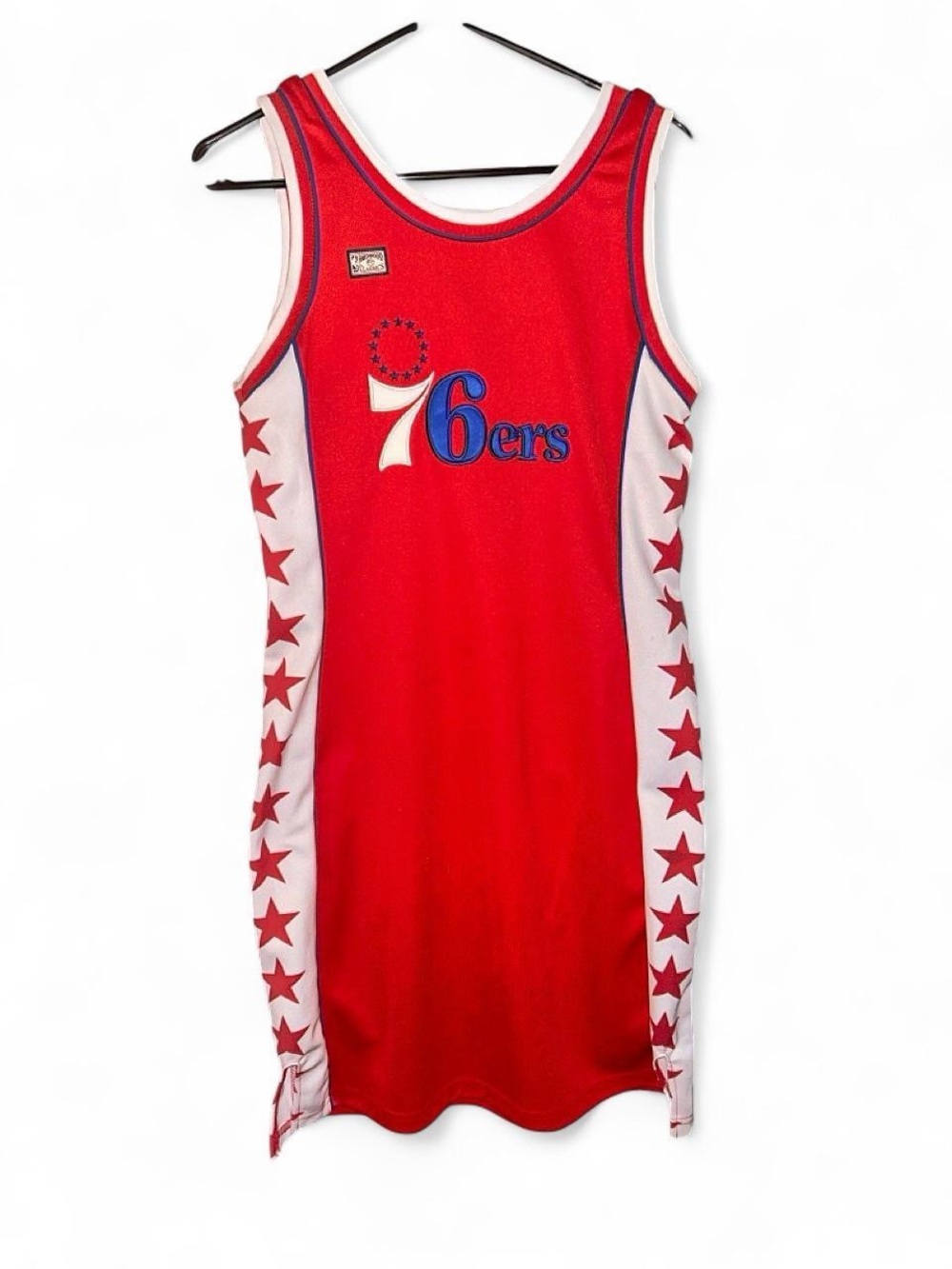 VINTAGE NWT NBA Hardwood Classics Philadelphia 76ers Jersey Tank Dress Y2K Stree